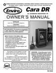 Enviro CARA DR Owner`s manual