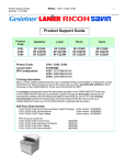 Ricoh G183 Service manual