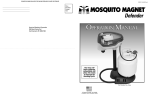 Mosquito Magnet Patriot Owner`s manual