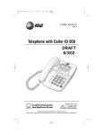 AT&T 958 User`s manual