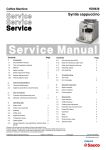 Saeco SYNTIA HD8838 Service manual