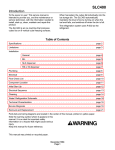 Scotsman SLC400 Service manual