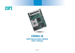 DFI CR901-B User`s manual