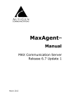 MAXCS 6.7.1 MaxAgent Manual