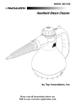 McCulloch MC1226 Troubleshooting guide