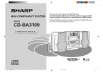 CD-BA3100 Operation Manual