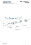 Shure ConferenceONE i User guide