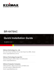 Edimax BR-6478AC Installation guide