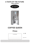 Coffee Queen Prince User manual