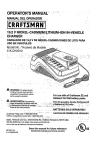 Craftsman 315.CH2010 Operator`s manual