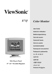 ViewSonic E71F User guide