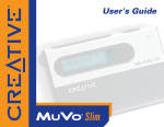 Creative MuVo Slim User`s guide