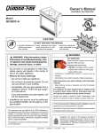 Quadra-Fire QV36DC-A Owner`s manual