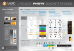 Vizio VOJ320F Programming instructions