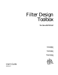Filter Design Toolbox User`s Guide