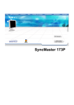 Samsung SyncMaster 173P Specifications