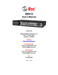 Q-See QR414-405 User`s manual