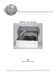 McIntosh MR85 Installation guide