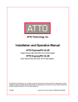 ATTO EPCI-UL4S Specifications