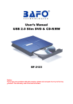 Bafo USB 2.0 User`s manual