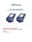 CalAmp 882-GPRS series User manual