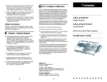 Adaptec AHA-2740-T Installation guide