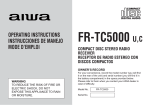 Aiwa FR-TC5000 Operating instructions