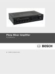 Bosch PLE-1MEXX0-XX Technical data