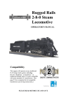 Rail King Rugged Rails 2-8-0 Steam Locomotive Operator`s manual