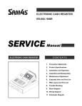 Sam4s ER-650R Service manual