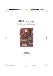 MSI 645 Ultra MS-6547 Instruction manual
