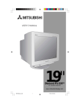 Mitsubishi Pro 930SB User`s manual