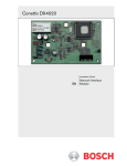 Bosch DX4020-EXP Installation guide