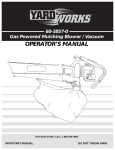 MTD 60-3857-0 Operator`s manual