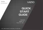 Vizio M3D550KD User manual