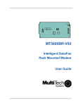 Multitech MT5600BR-V92 User guide