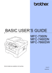 Brother MFC-7360 User`s guide
