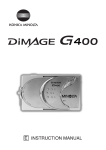 Minolta DIMAGE G400 Specifications