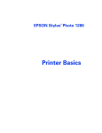 Epson 1280 - Stylus Photo Color Inkjet Printer Specifications