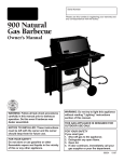 Weber 900 NG Owner`s manual