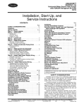 Carrier AQUAZONE 50HQP072-120 Instruction manual