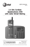 AT&T 2440 User`s manual