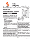 MHSC MLDV500 Operating instructions