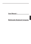 MAXDATA Multimedia Notebook Computer User manual