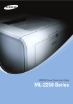 Samsung 2252W - Printer - B/W User`s guide