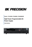 B&K Precision PVS60085MR User manual