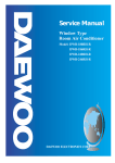 Daewoo DWB-123CH Service manual