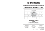 Dometic 3314080.XXX Operating instructions