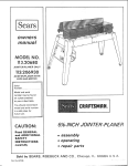 Craftsman 113.20680 Specifications