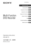 VDO Cyclecomputing MC1.0 Operating instructions